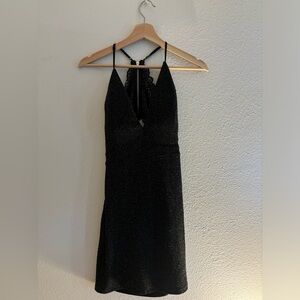 New Sparkling Black Kneel Length Dress!!